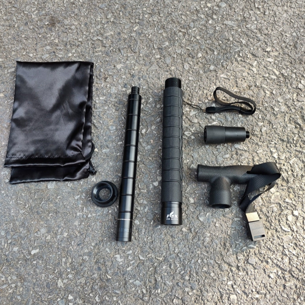 FOX Telescopic Hiking Pole with Self-Defense Baton