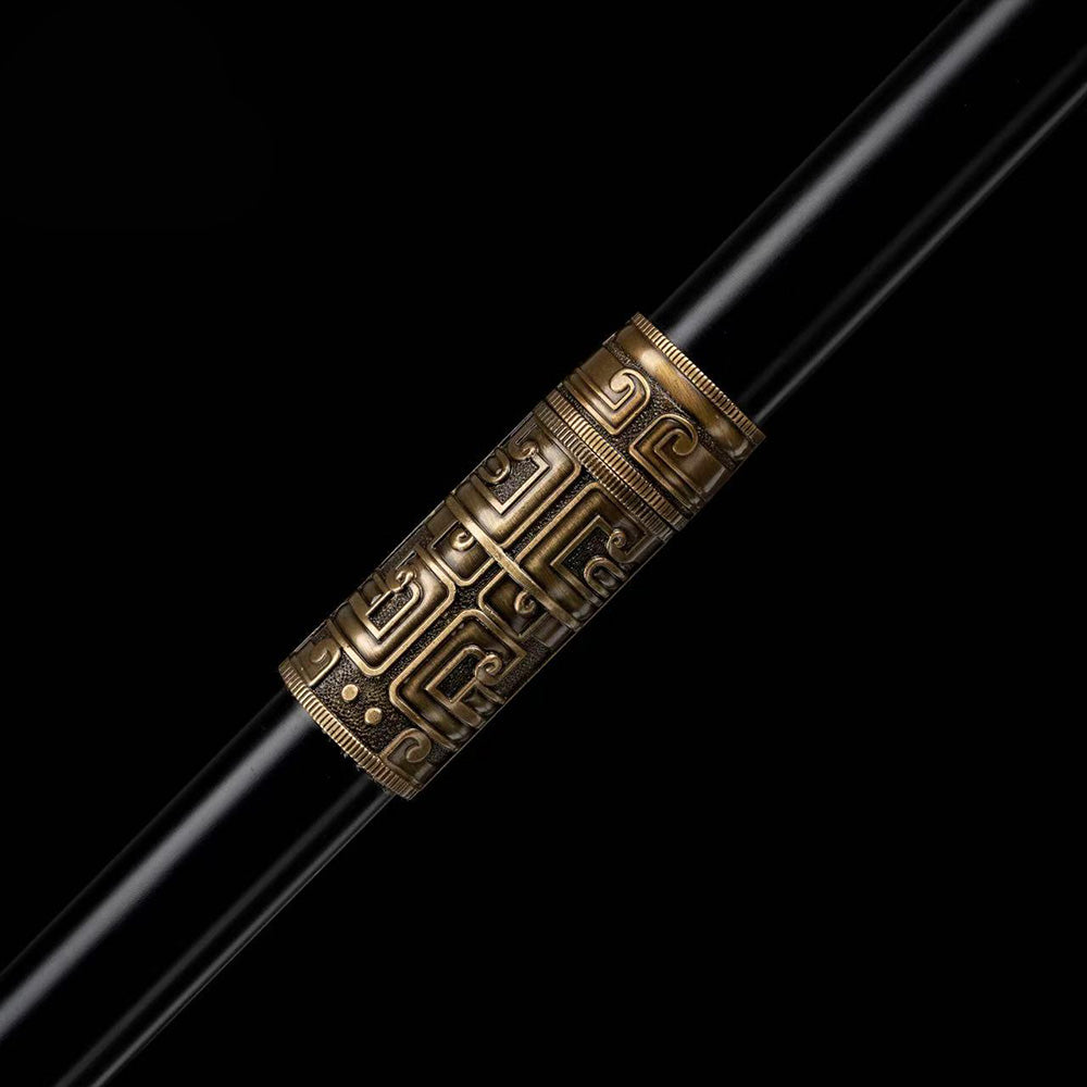 Shadow Veil Twin-Bladed Polearm