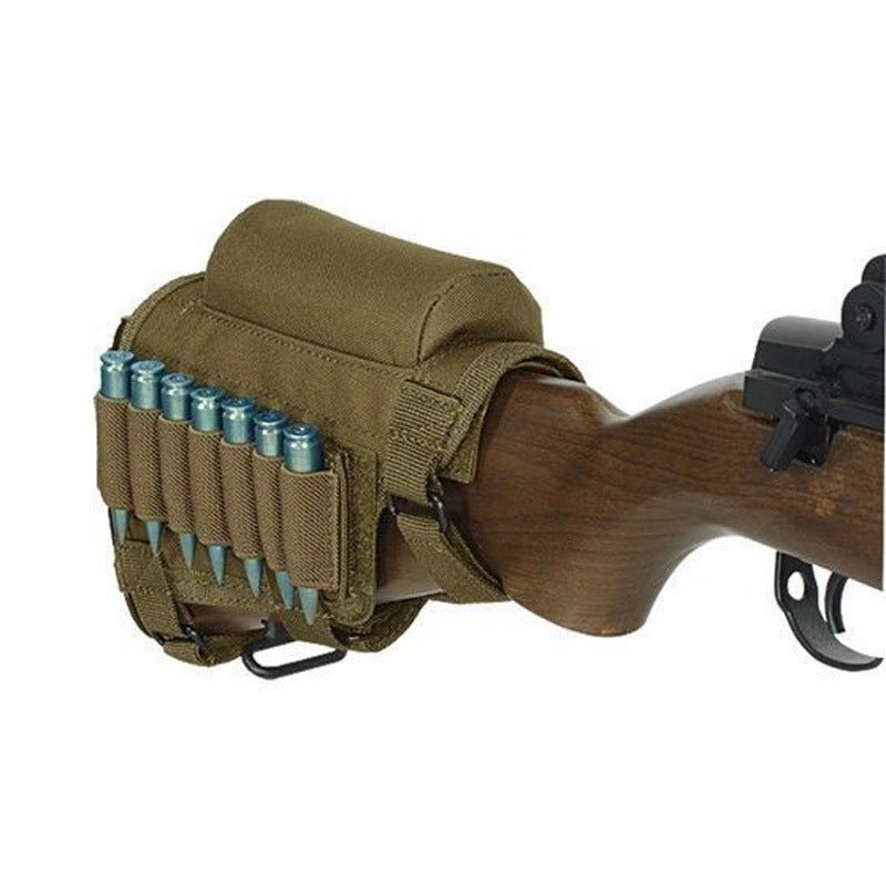 Cheek Riser Pouch ADJUSTABLE OUTDOOR TACTICAL BUTT STOCK RIFLE CHEEK REST POUCH BULLET H ...