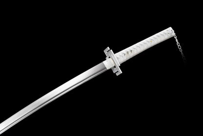 Hand Forged Anime Bleach Ichigo Bankai Sword Tensa Zangetsu Hand Polished  Spring Steel