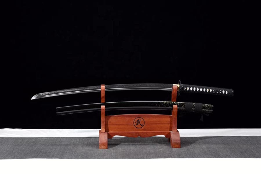 Hand Forged Japanese Samurai Katana T10 Carbon steel Green Vine Full Tang
