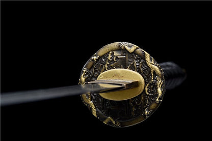 Hand Forged Japanese Short knife Imperial Soul Pattern Steel