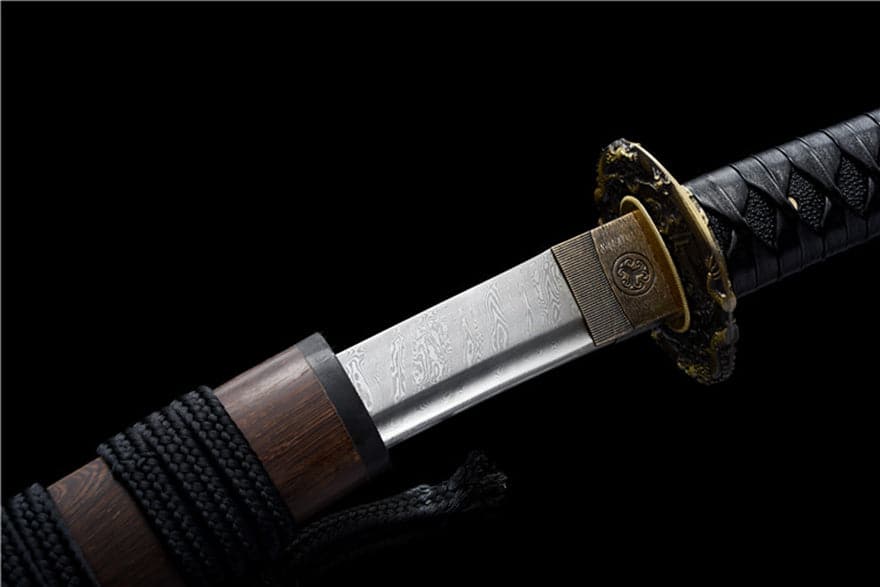 Hand Forged Japanese Short knife Imperial Soul Pattern Steel