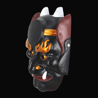 Hand-Made Japanese Hannya Tengu Geisha Resin Oni Mask