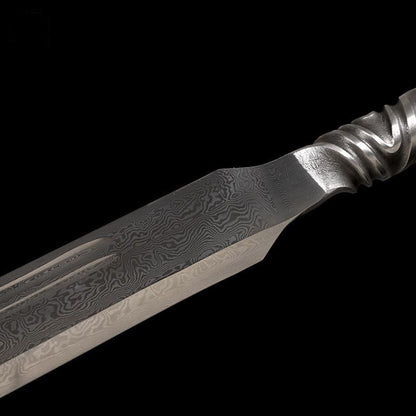 Handmade God of War Pattern Steel One-piece forging