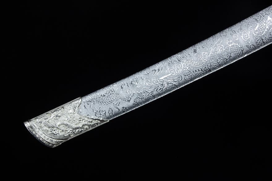 Handmade High-performance  Manganese steel Chinese Sword With Red Blade