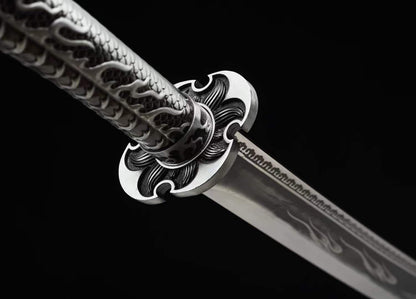Handmade subdue tiger Manganese Steel Chinese Sword